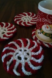Peppermint Coasters