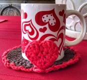 Red Heart coaster