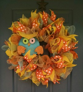 Owl Wreath
