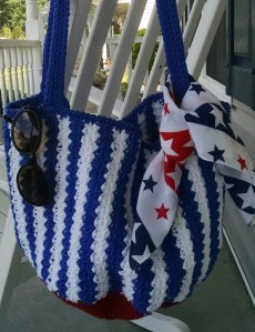 Nautical Striped Bag