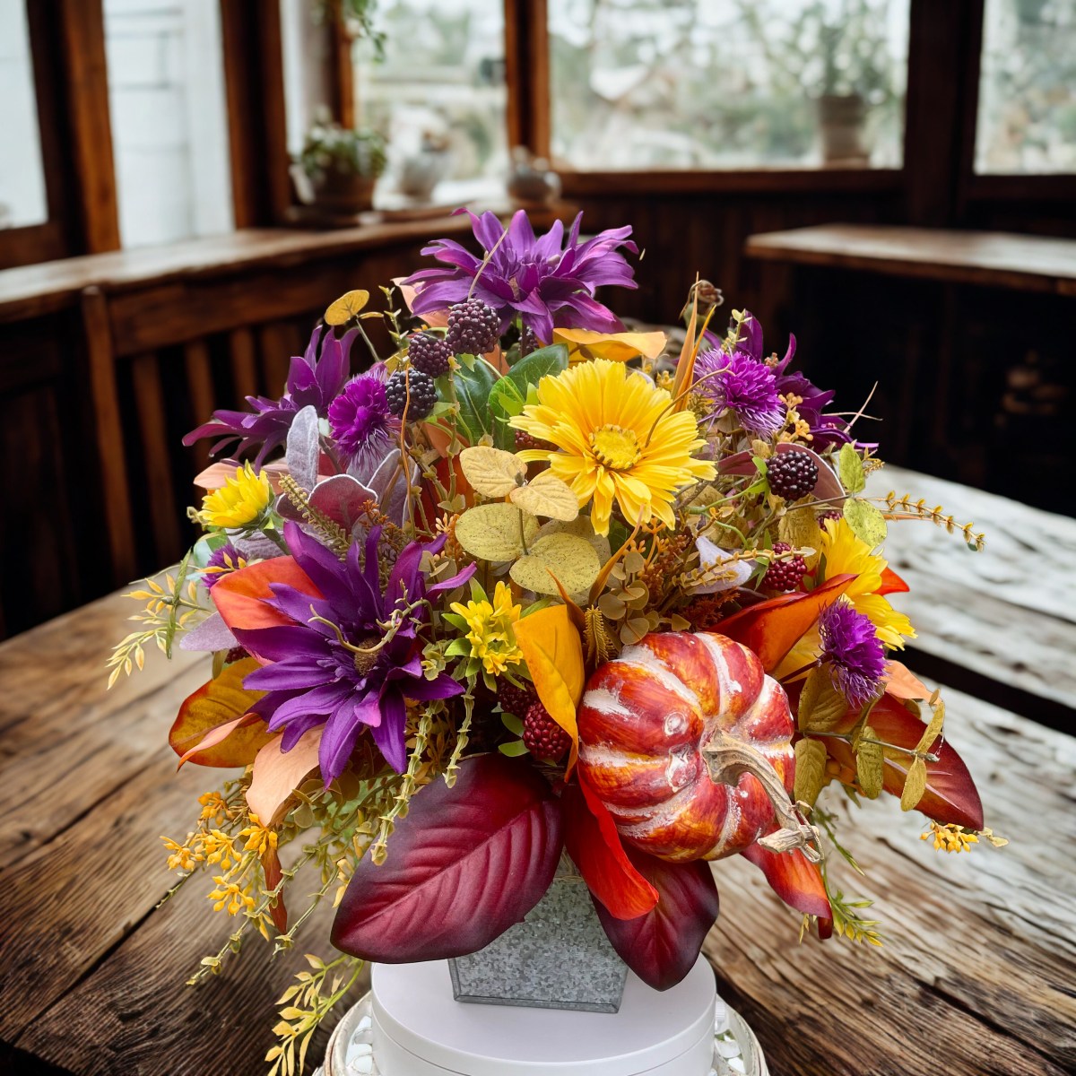 Cozy Fall Decorating Ideas Using Faux Florals and&nbsp;More